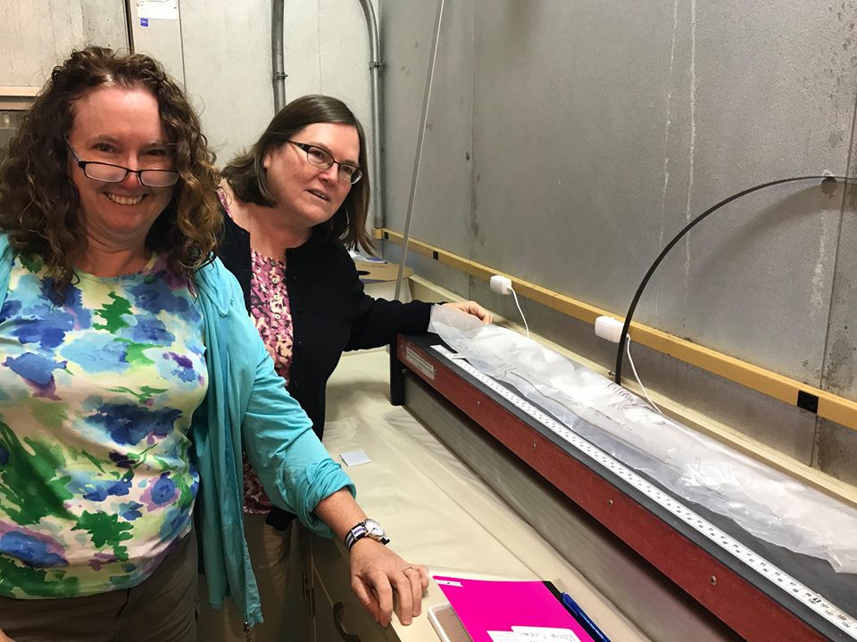 Science teachers Mrs. Katie Lodes and Dr. Rose Davidson viewed ice cores from all over the world while at Sci-I Polar Ice workshop sponsored by the National Science Foundation, Rutger’s University and The Ohio State University in July 2017.