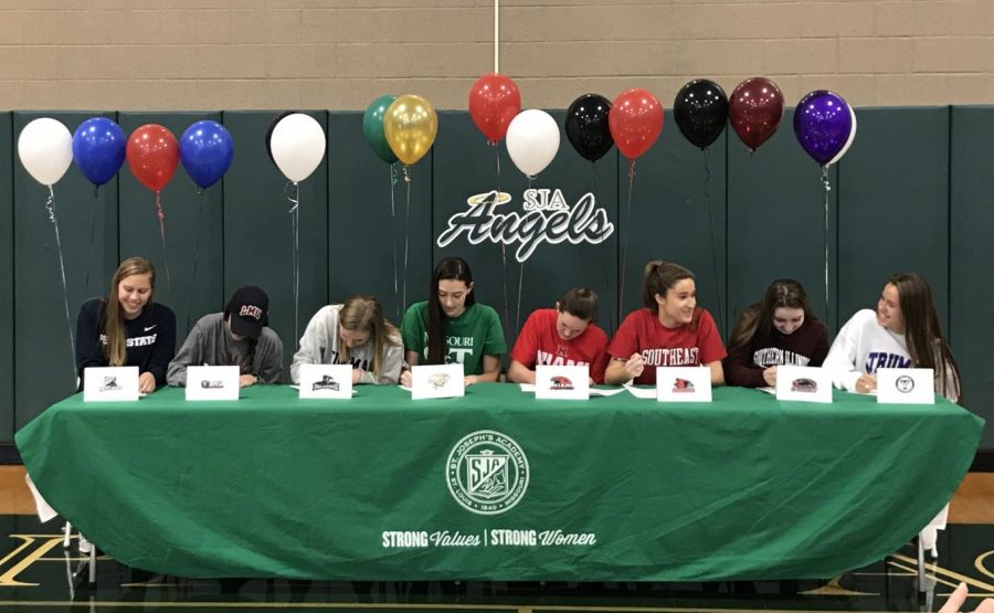 Angels at the National Letter of Intent Signing