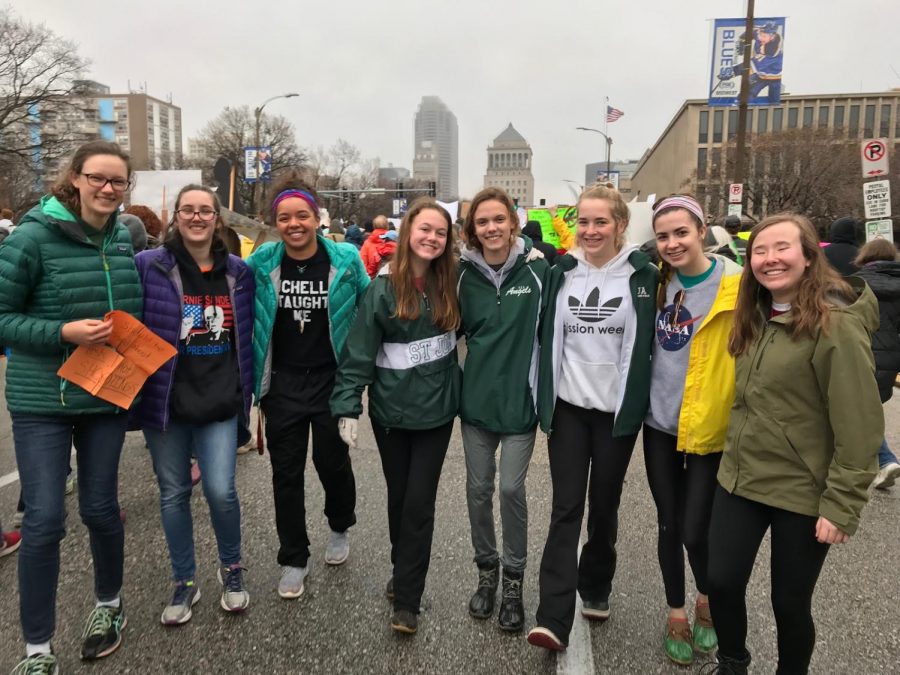 A group of SJA students attended the March for Our Lives.