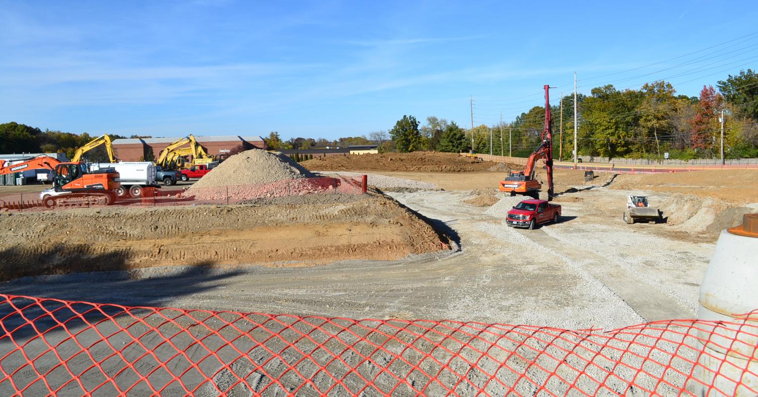 The Shriners Hospital has officially been torn down. A new Lifetime Fitness, restaurants, and business will replace the open land. Photo: Claire Price
