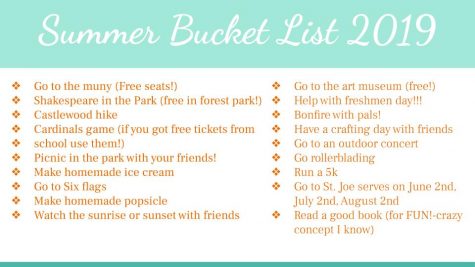 Summer Bucket List 2019