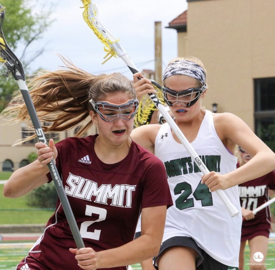 Junior Emily Lally is not only a basketball player, but also a lacrosse player for St. Joe.