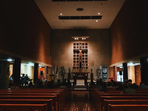 The St. Joe chapel is a great place to connect with God this Lenten season.
