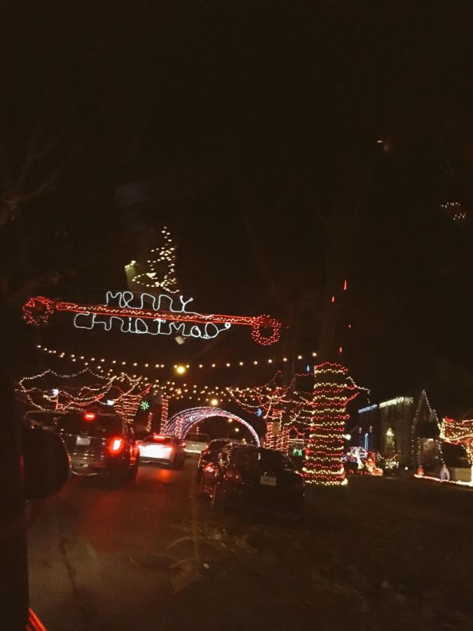 My family loves to look at Christmas lights around the holiday season!