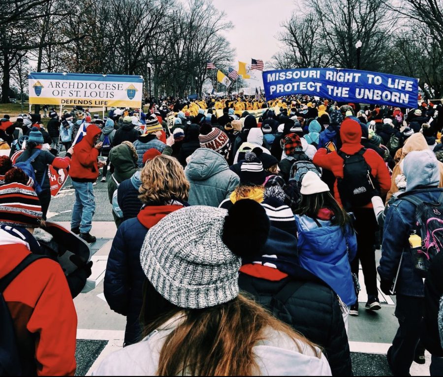 Marchers from all around the nation joined to protect the unborn. 