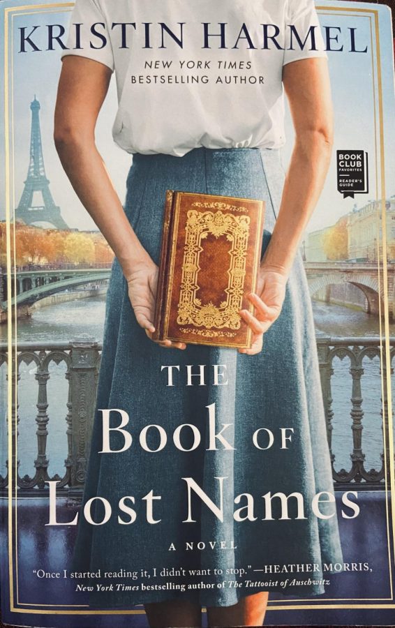 The front cover of The Book Of Lost Names by Kristin Harmel. 