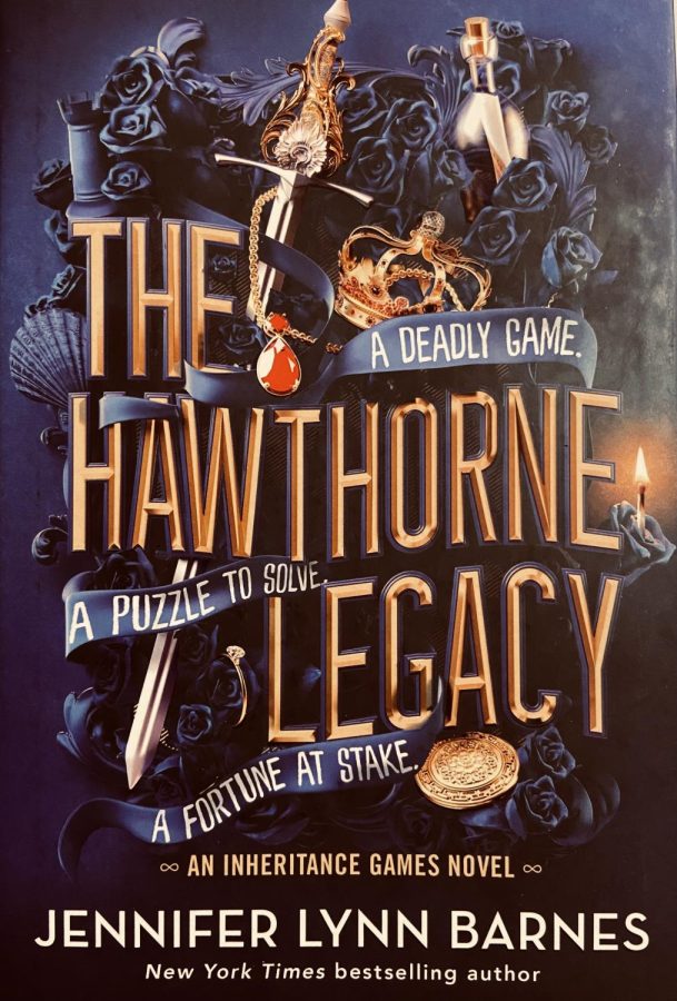 A picture of the front cover of The Hawthorne Legacy by Jennifer Lynn Barnes. 