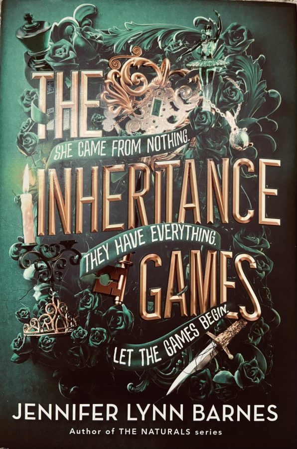 A+picture+of+the+front+cover+of+The+Inheritance+Games+by+Jennifer+Lynn+Barnes.+