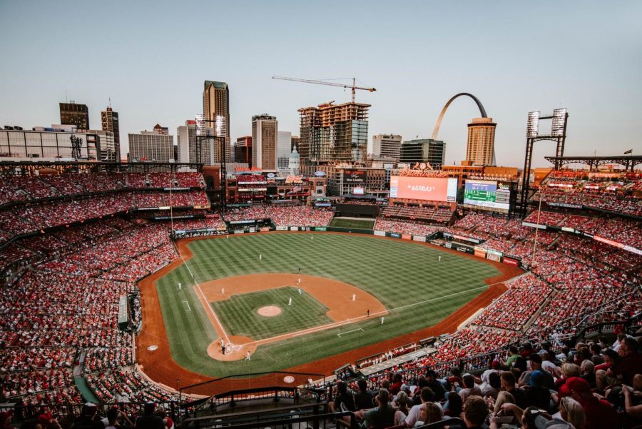 This+photo+is+of+St.+Louis+astonishing+Busch+Stadium+home+of+the+Cardinals.+Busch+Stadium+is+a+fun+place+to+go+with+your+family+or+friends+and+watch+our+astounding+Cardinals+play.