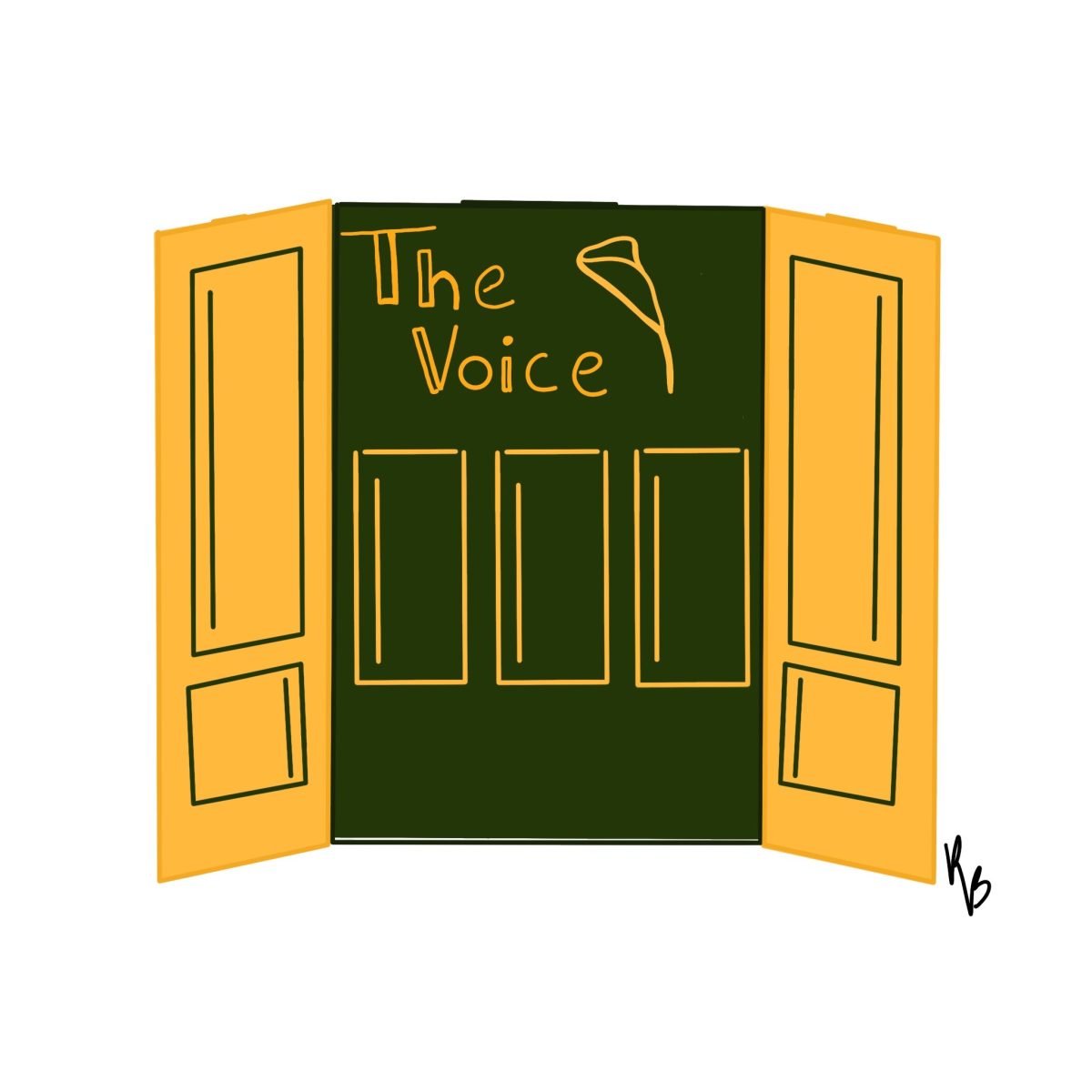 Illustration of a The Voice club board.